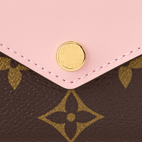 NWOT Louis Vuitton Pink and Brown Zoe Wallet New without tags - Picture 9 of 13
